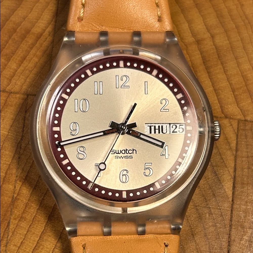 Swatch IP08 Swiss hardly worn with original band